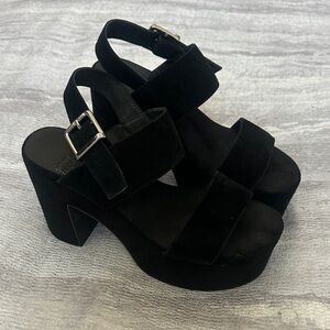 Jeffrey Campbell Black Platform Heels